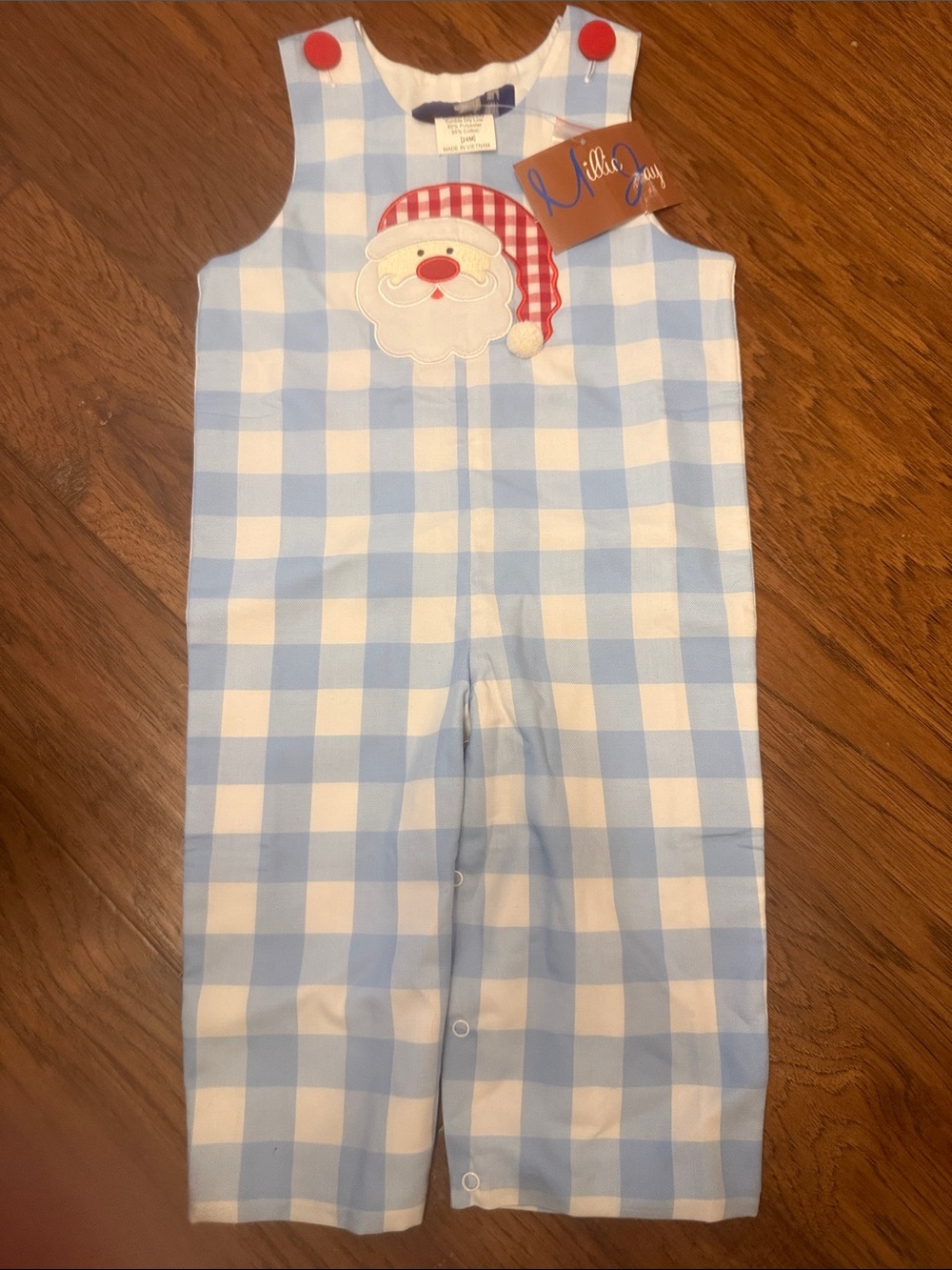 Millie Jay 24M NWT Santa Romper